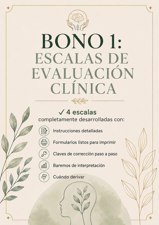 BONO 1: ESCALAS DE EVALUACIÓN CLÍNICA